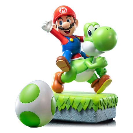 Super Mario 48cm Mario & Yoshi Statue by First 4 Figures