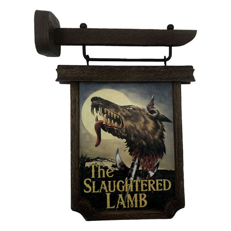 American Werewolf in London 6cm Metal Prop Replica Pub Sign