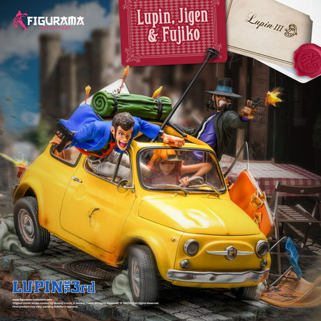 Lupin III Elite Diorama Statue: Lupin, Jigen, Fujiko (1/8 Scale, 31cm)
