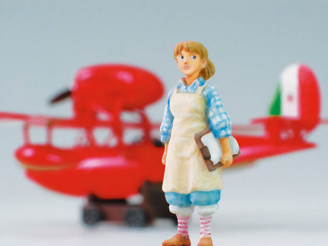 Studio Ghibli's Porco Rosso 1/72 Model Kit & Fio Figure