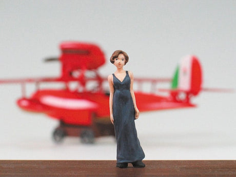 Studio Ghibli’s 1/48 Savoia S.21F Porco Rosso Model Kit with Gina Figure