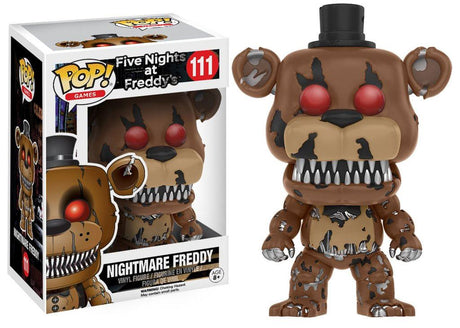 Five Nights at Freddy's Funko Pop! Nightmare Freddy Vinyl Figure, 9 cm