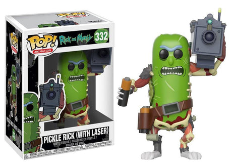 Funko Pop! Animation: Pickle Rick with Laser - Rick and Morty Vinyl Figure