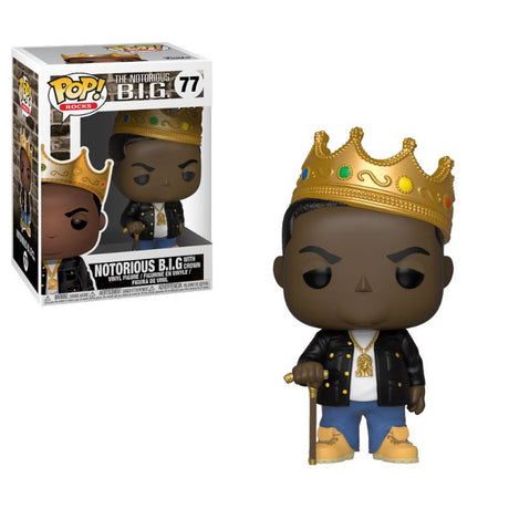 Notorious B.I.G. Pop! Rocks Vinyl Figure with Crown