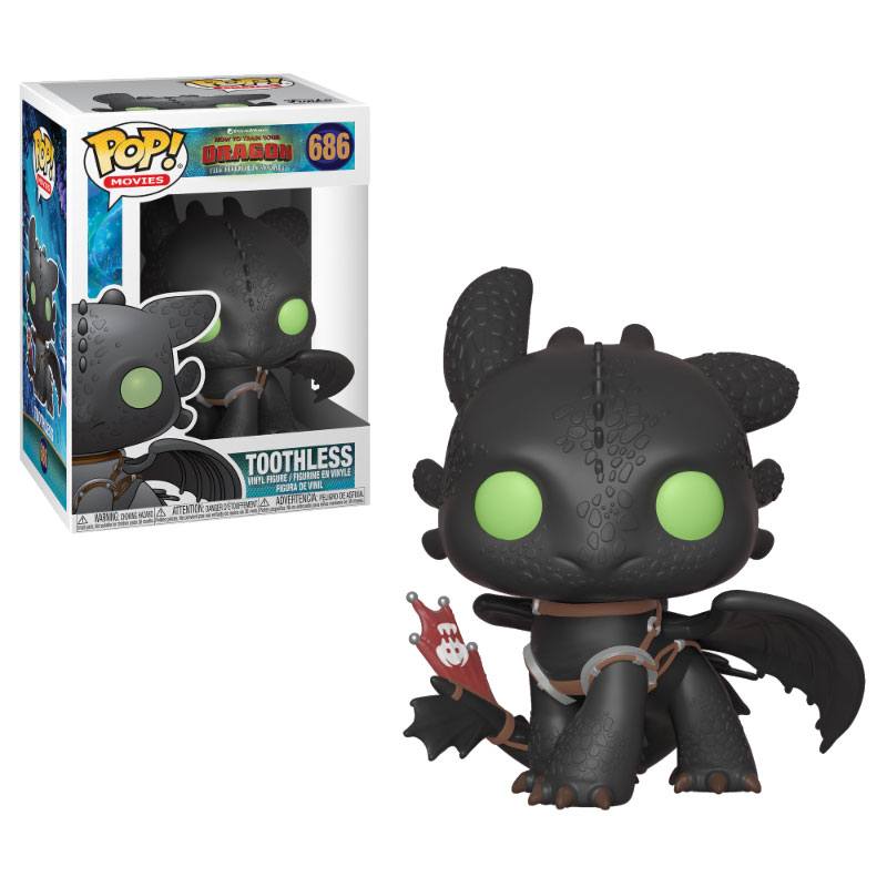 Toothless Funko POP! Figure - How to Train Your Dragon 3 Edition