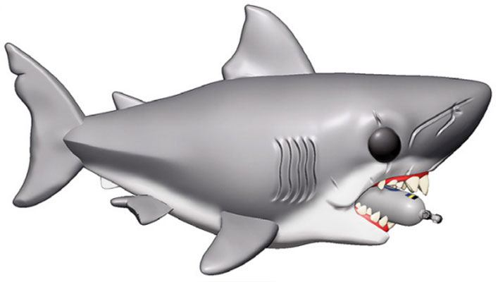 Funko POP! Oversized Jaws Movie Vinyl Figure with Diving Tank