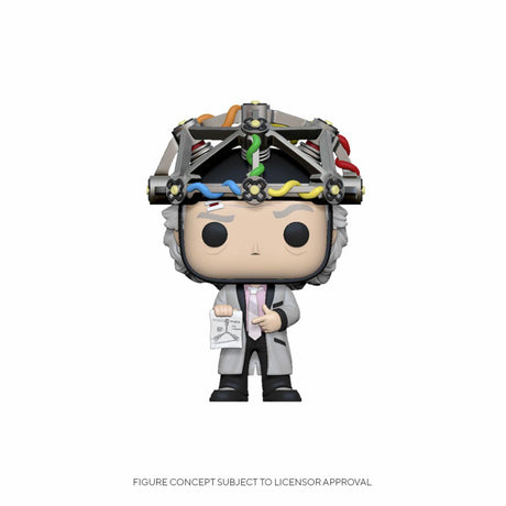 Back to the Future Funko Pop! Vinyl Figure - Doc w/ Helmet, 9 cm