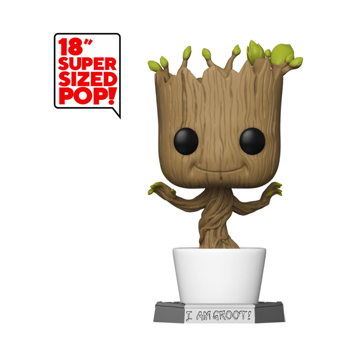 Funko Pop! Marvel: Dancing Groot Vinyl Figure, Super Sized