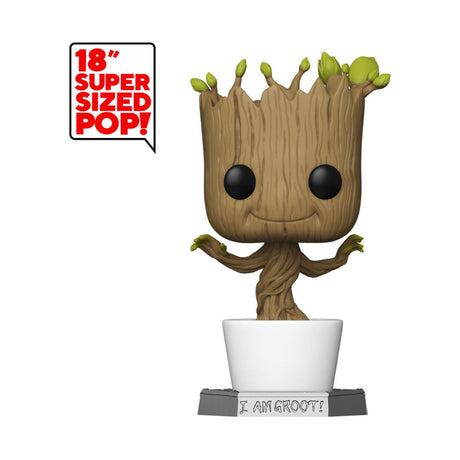 Funko Pop! Marvel: Dancing Groot Vinyl Figure, Super Sized