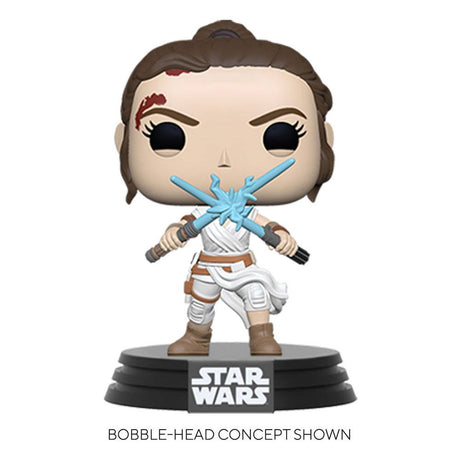 Star Wars Episode IX Funko Pop! Rey with Dual Light Sabers Vinyl Figure