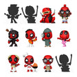 Funko Marvel Comics Deadpool 30th Anniversary Mystery Mini Figures