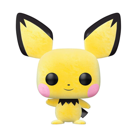 Pokemon POP! Games: Flocked Pichu Exclusive Vinyl Figure 9 cm