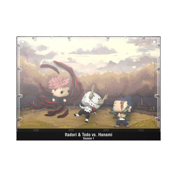 Jujutsu Kaisen POP Moments: Itadori & Todo vs Hanami Vinyl Figures