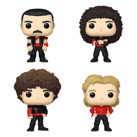 Queen Deluxe Radio Gaga Album POP! TV Vinyl Figure 4-Pack