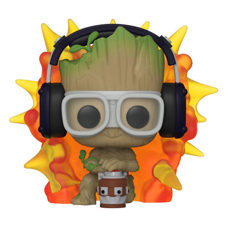 Funko Pop! Groot with Detonator Vinyl Figure (9 cm)