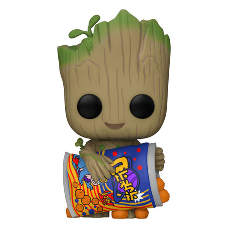 Funko POP! 'I Am Groot' Vinyl Figure with Cheese Puffs, 9 cm
