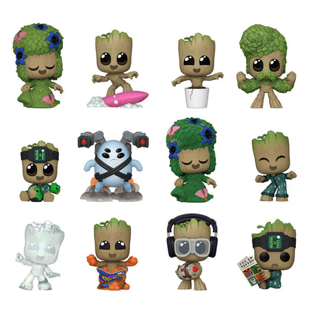 Marvel's I Am Groot Funko Mystery Mini Figures Display