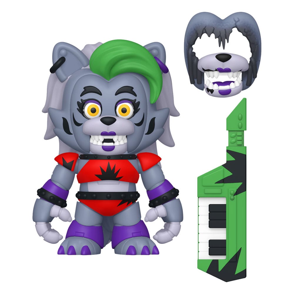 Five Nights at Freddy's Glamrock Roxanna Snap Action Figure, 9 cm