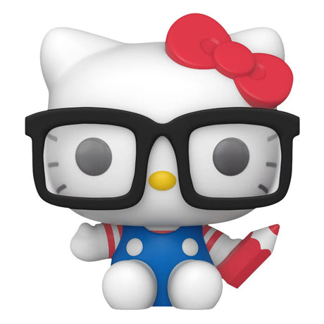 Funko POP! Sanrio Nerd Hello Kitty Vinyl Figure - 9 cm