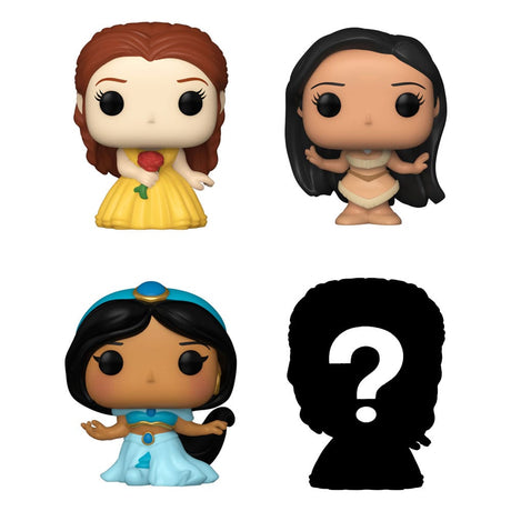 Disney Princess Bitty 4-Pack Pop Vinyl, Funko, Belle featured, 2.5cm