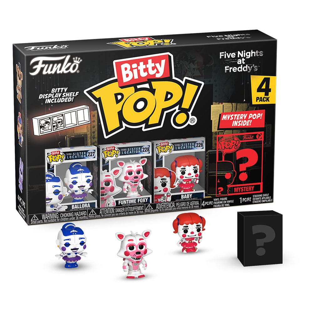 Five Nights at Freddy's Funko Bitty POP! 4-Pack Vinyl Figures