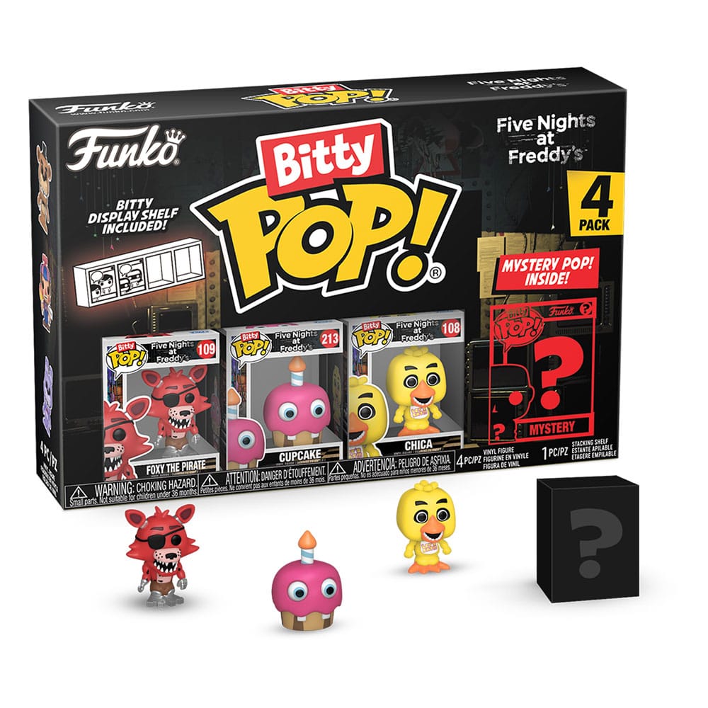 Five Nights at Freddy's Bitty Pop! Vinyl Figure 4-Pack Foxy