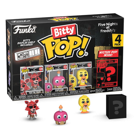 Five Nights at Freddy's Bitty Pop! Vinyl Figure 4-Pack Foxy