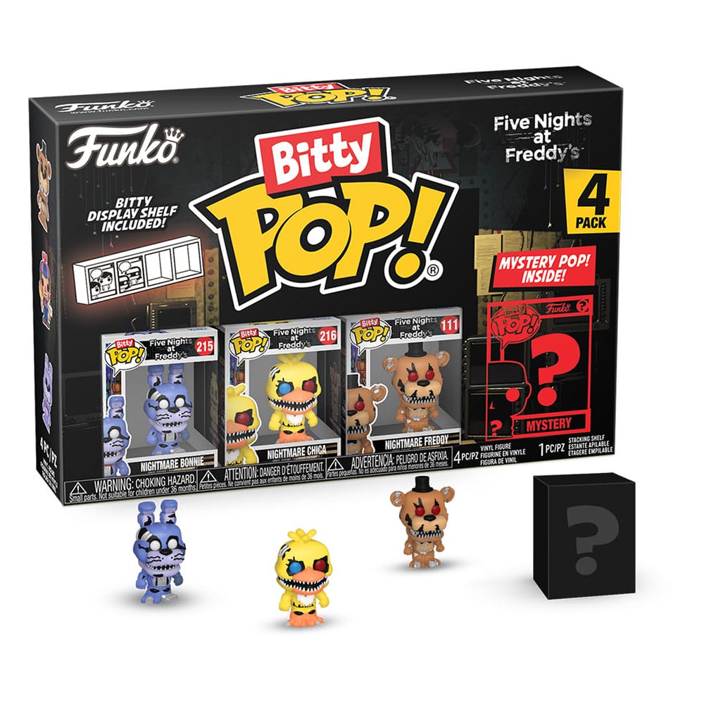 Five Nights at Freddy's Bitty Pop! Vinyl Figure 4-Pack - Nightmare Bonnie