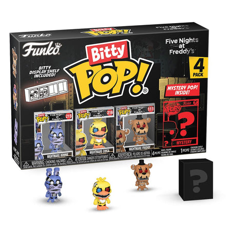 Five Nights at Freddy's Bitty Pop! Vinyl Figure 4-Pack - Nightmare Bonnie