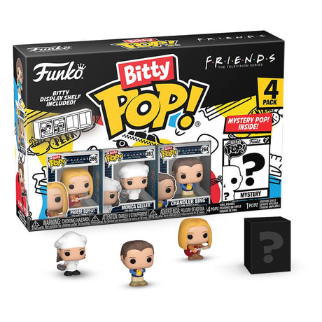 Friends Bitty POP! Vinyl 4-Pack with Mystery Phoebe Figure
