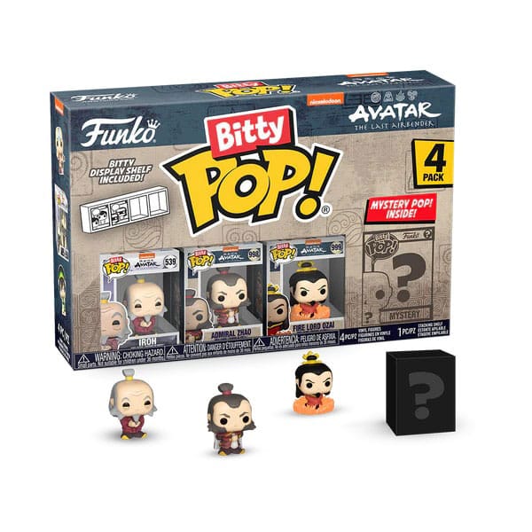 Avatar: The Last Airbender Bitty Pop! Vinyl Figure 4-Pack - Iroh Edition