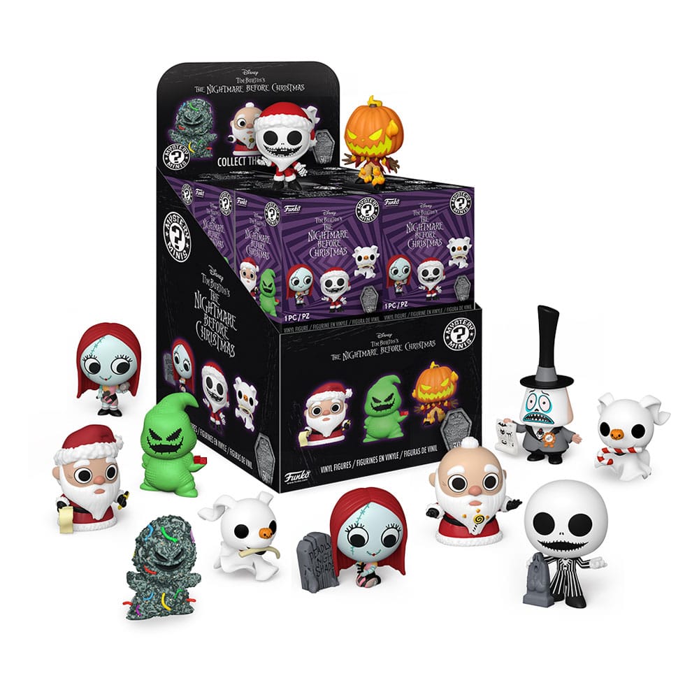 Nightmare Before Christmas 30th Anniversary Mystery Mini Figures Display Pack