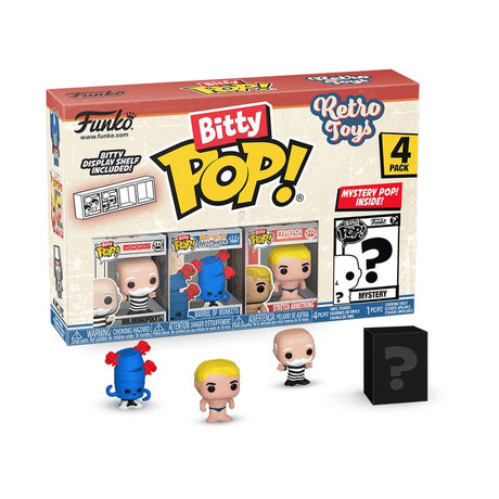 Funko Bitty POP! Retro Toys 4-Pack - Mystery Mr. Monopoly Figures