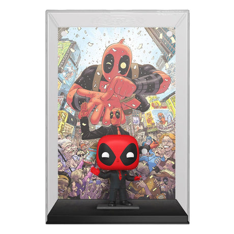 Funko POP! Marvel Comic Cover: Deadpool #1 Black Suit Vinyl Figure - 9 cm
