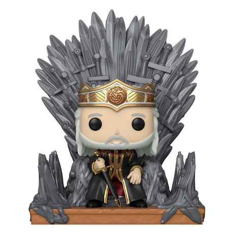 House of the Dragon Funko POP! Deluxe: Viserys on Throne Vinyl Figure
