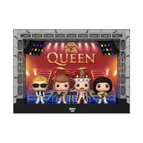 Queen Funko Pop Moments Deluxe 4-Pack Vinyl Figures - Wembley Stadium