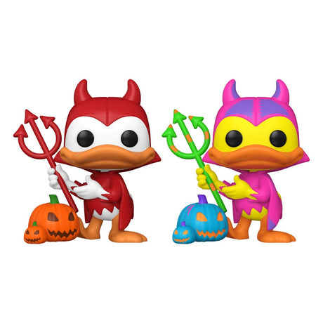Funko Pop! Disney: Devil Donald Blacklight Chase Asst. Figures (6)