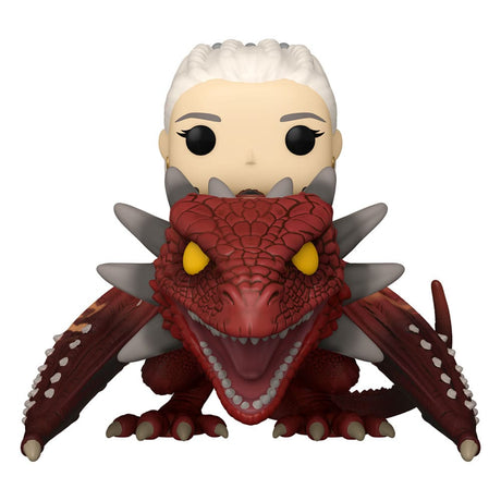 House of the Dragon Rhaenys Targaryen with Meleys POP! Rides Deluxe Vinyl Figure - 9 cm