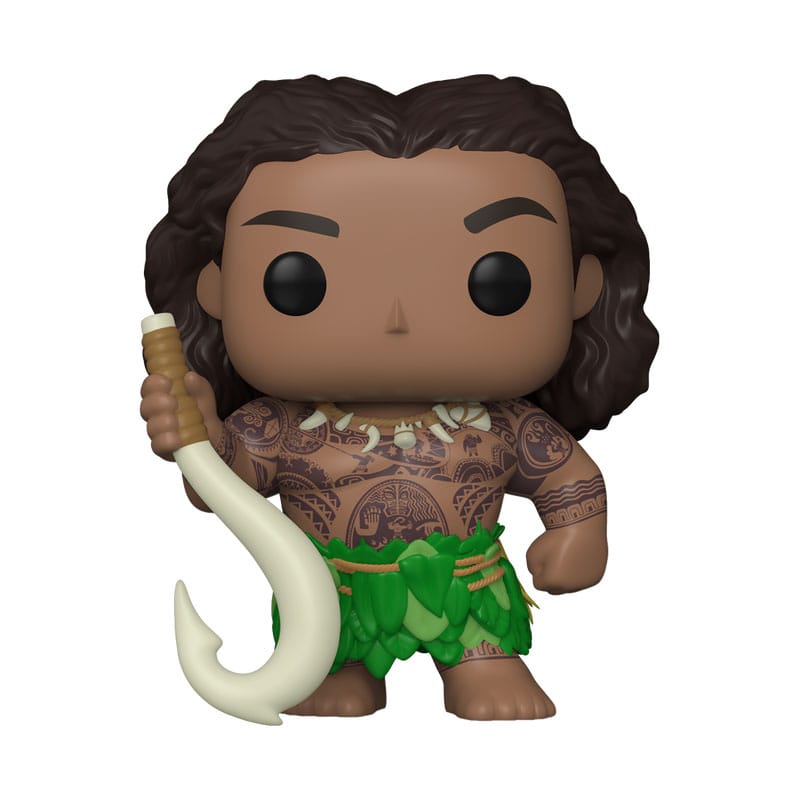 Funko Pop! & Buddy: Moana 2 - Maui with Fish Hook Vinyl Figure