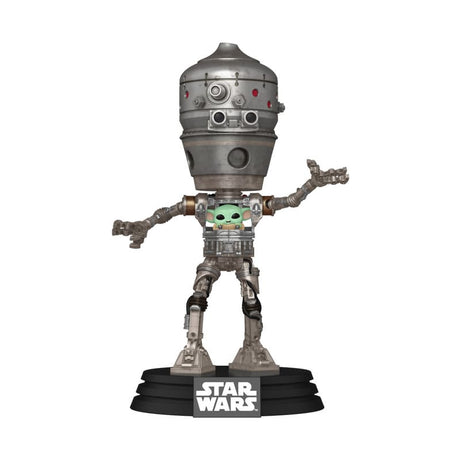 Star Wars: Mandalorian POP! Deluxe IG-12 & Grogu Vinyl Bobblehead