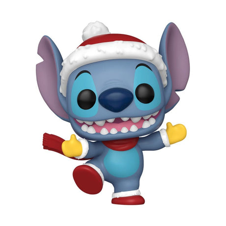 Disney Stitch Holiday POP! Vinyl Figure with Hat - 9 cm