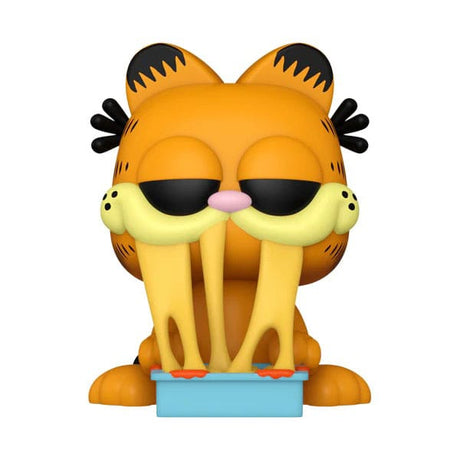 Garfield Pop! Comics Vinyl Garfield with Lasagna Pan - 9cm