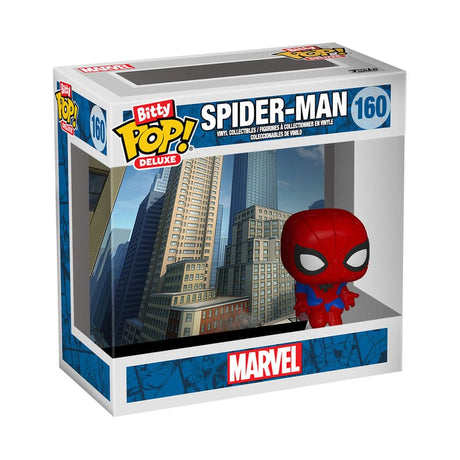 Spider-Man Bitty POP! Deluxe Vinyl Figure - Cityscape Display