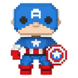 Funko 8-Bit Marvel Captain America POP! Vinyl Figure