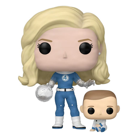 Fantastic Four: First Steps POP! & Buddy - Invisible Woman & Franklin Vinyl Figure