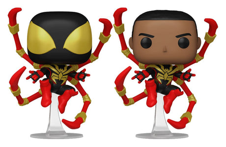 Spider-Man Comics Funko POP! TV, Miles with CH 9 cm Vinyl Figures
