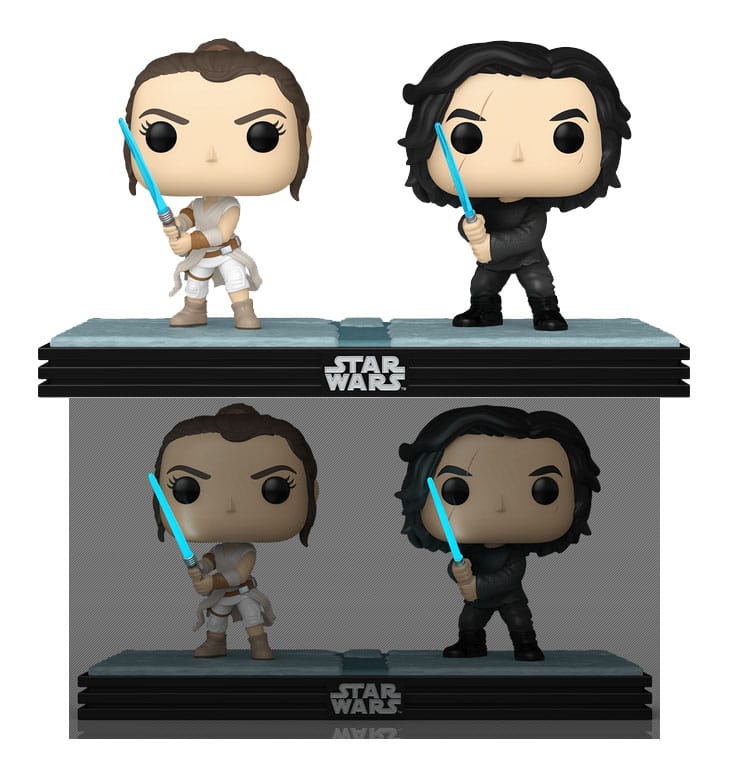 Star Wars Pop! Bobble-Head 2-Pack: Kylo & Rey (Glow in the Dark)