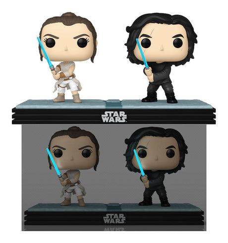Star Wars Pop! Bobble-Head 2-Pack: Kylo & Rey (Glow in the Dark)
