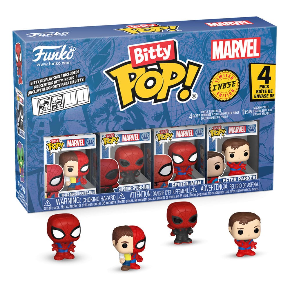 Spider-Man Bitty POP! Vinyl 4-Pack Figures Series 4 by Funko