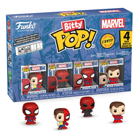 Spider-Man Bitty POP! Vinyl 4-Pack Figures Series 4 by Funko